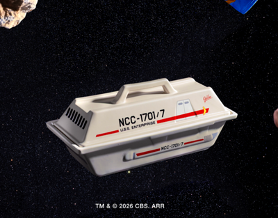 Travessa Retangular Galileo Star Trek