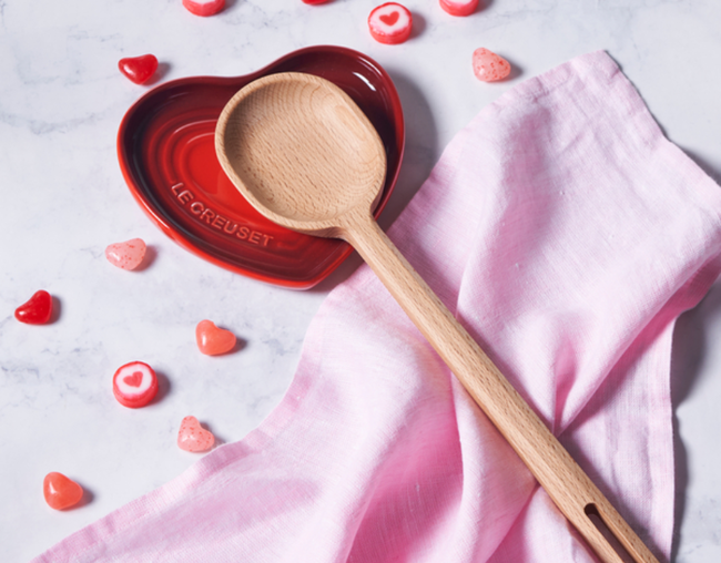 Descanso Coração Para Colher 13Cm Vermelho | Le Creuset® Brasil