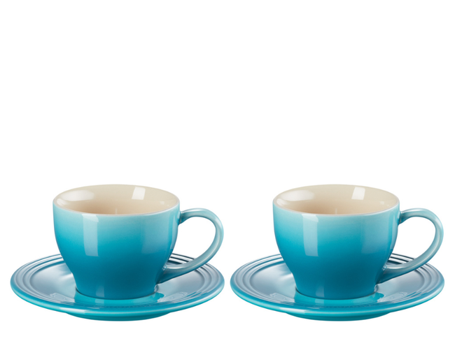 Set 2 Canecas 200ml com Pires, view 1