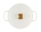 Panela Redonda Signature Pegador Dourado