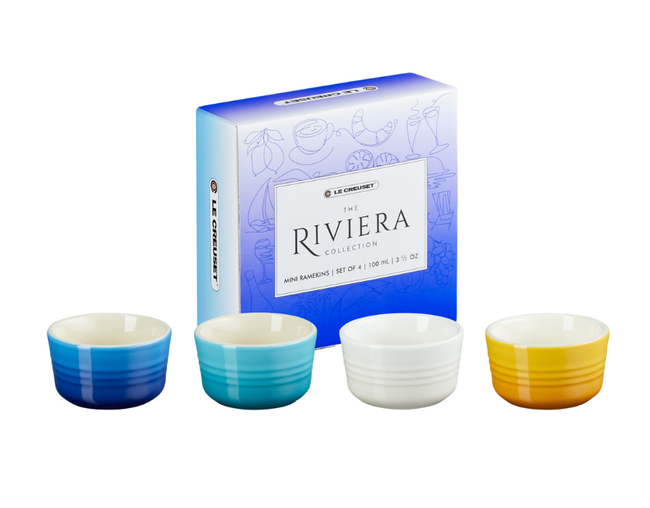 Set 4 Mini Ramekin Riviera | Le Creuset® Brasil - Site Oficial