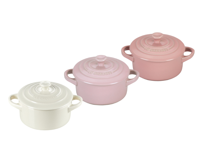 Set 3 Mini Cocotte Rainbow, view 2