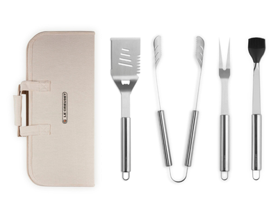 Set 4 Utensílios Inox Alpine