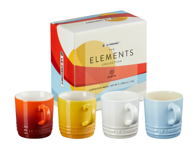 Set 4 Canecas 200ml Elements, view 1