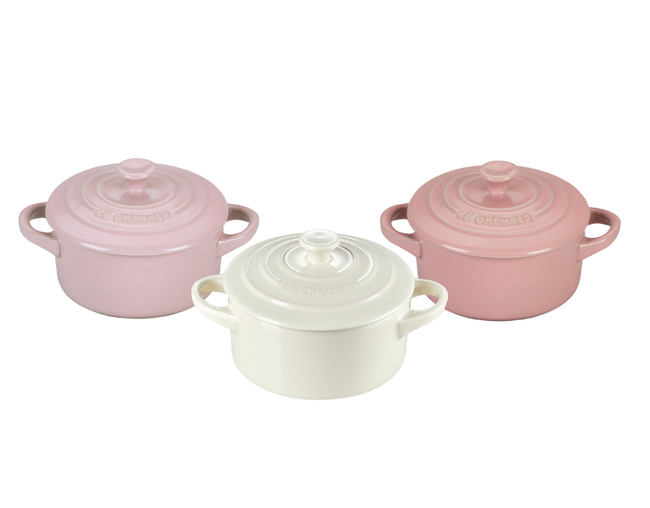 Set 3 Mini Cocotte Rainbow, view 1