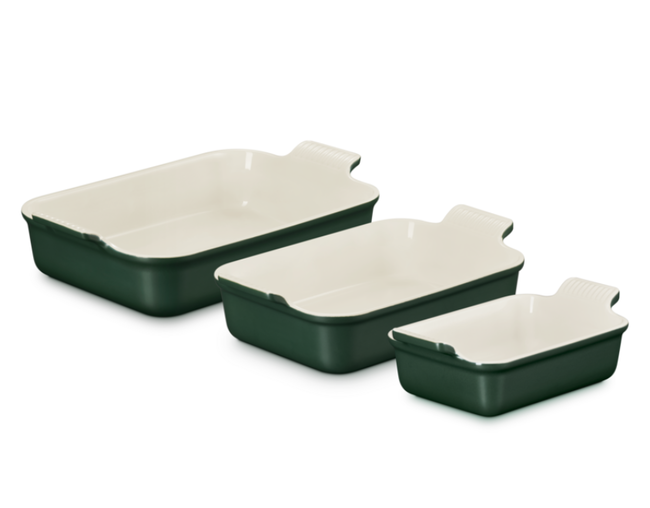 Set de 3 Travessas Retangulares Heritage, view 3