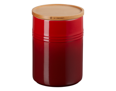 Pote Com Tampa de Madeira 1,9L Pote Com Tampa de Madeira 1,9L
