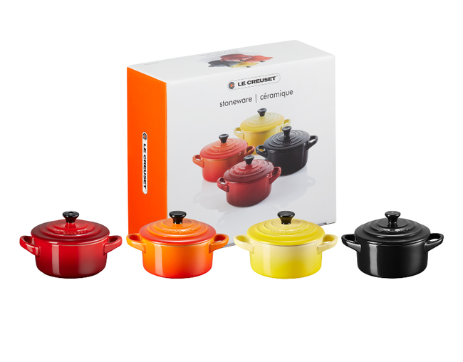 Set 4 Mini Cocotte, view 1