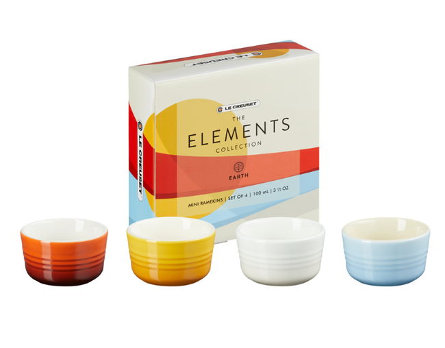 Set 4 Mini Ramekin Elements, view 1