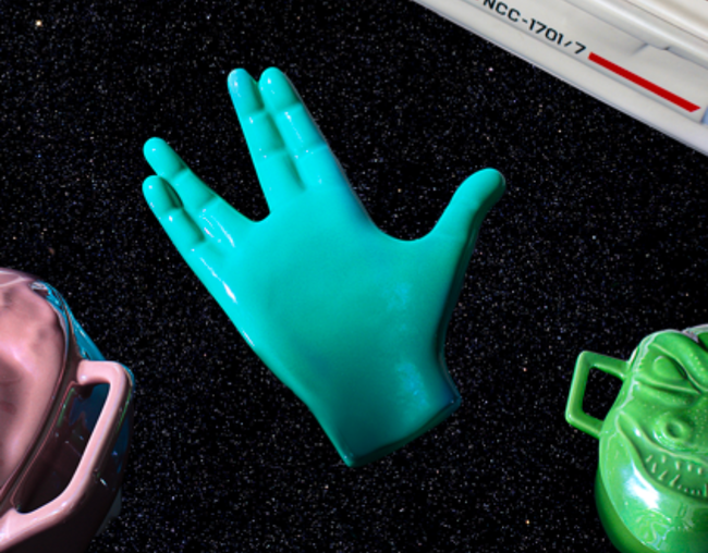 Descanso para Colher Spock Live Long & Prosper&trade; Star Trek, view 1