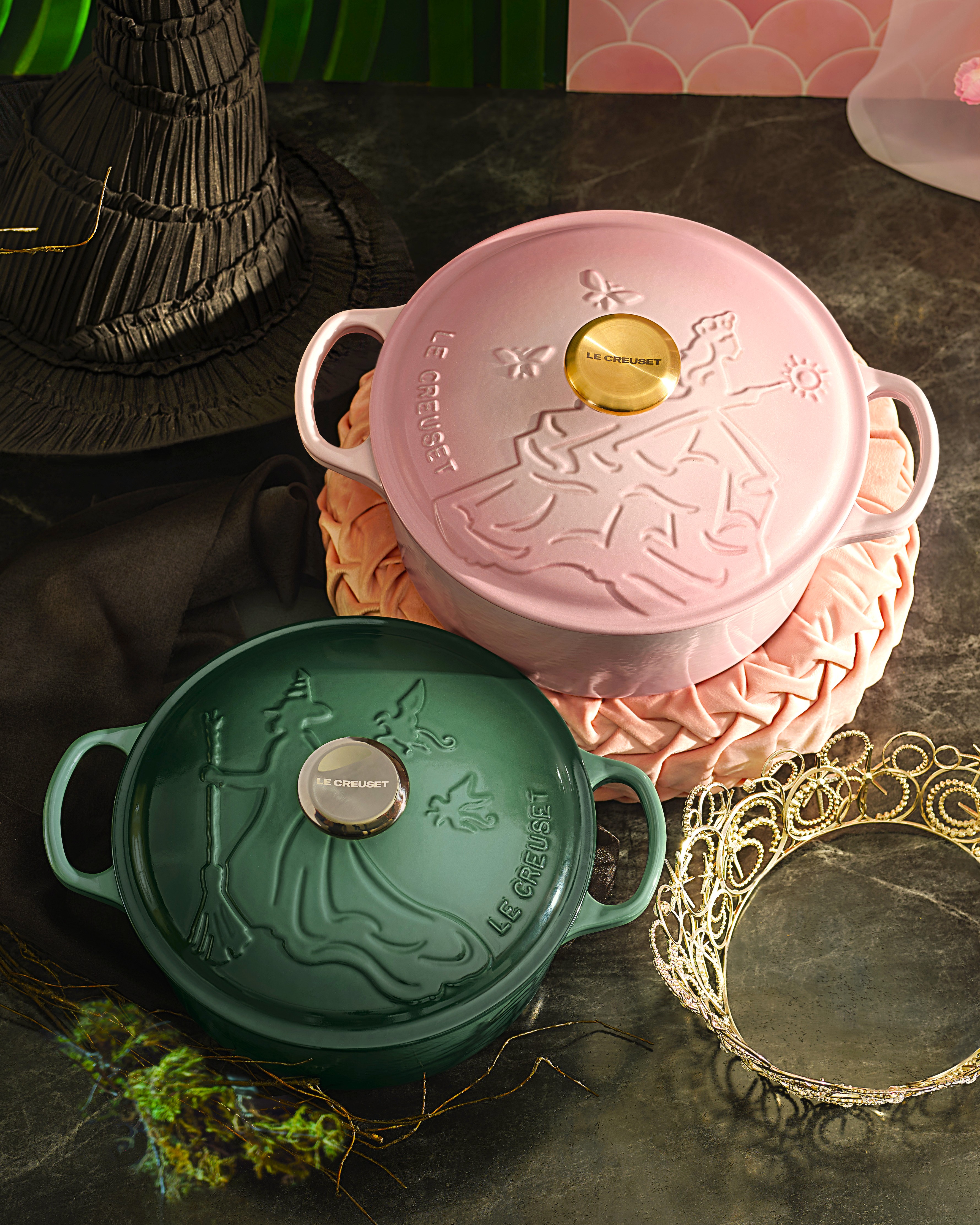 Imagem da coleção Wicked x Le Creuset