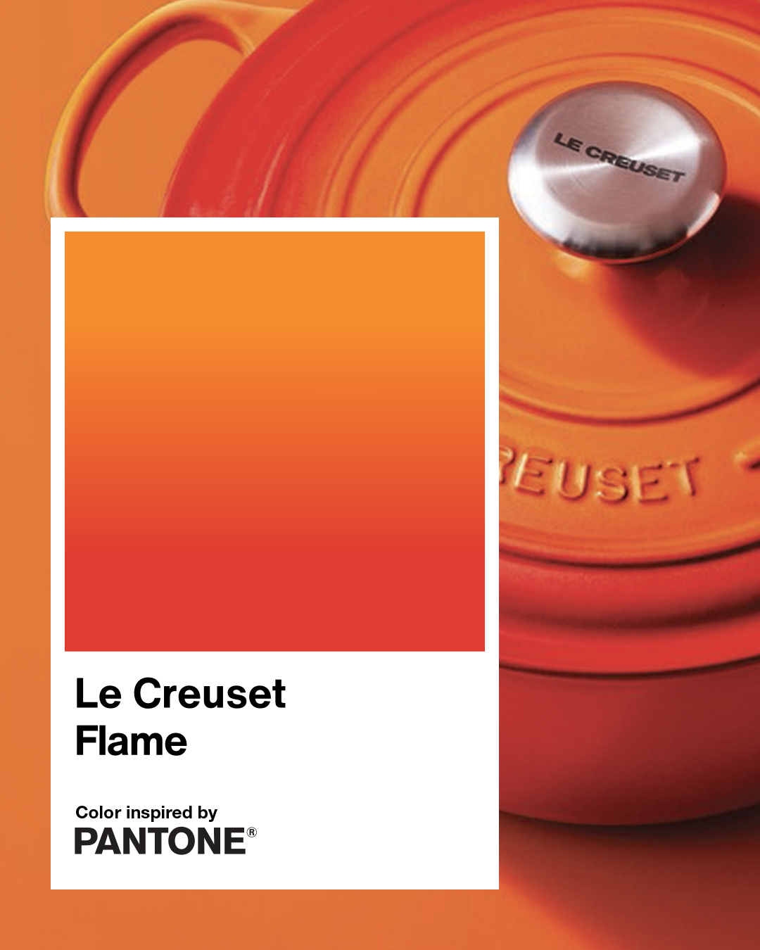 Le Creuset Flame - Color Inspired by Pantone