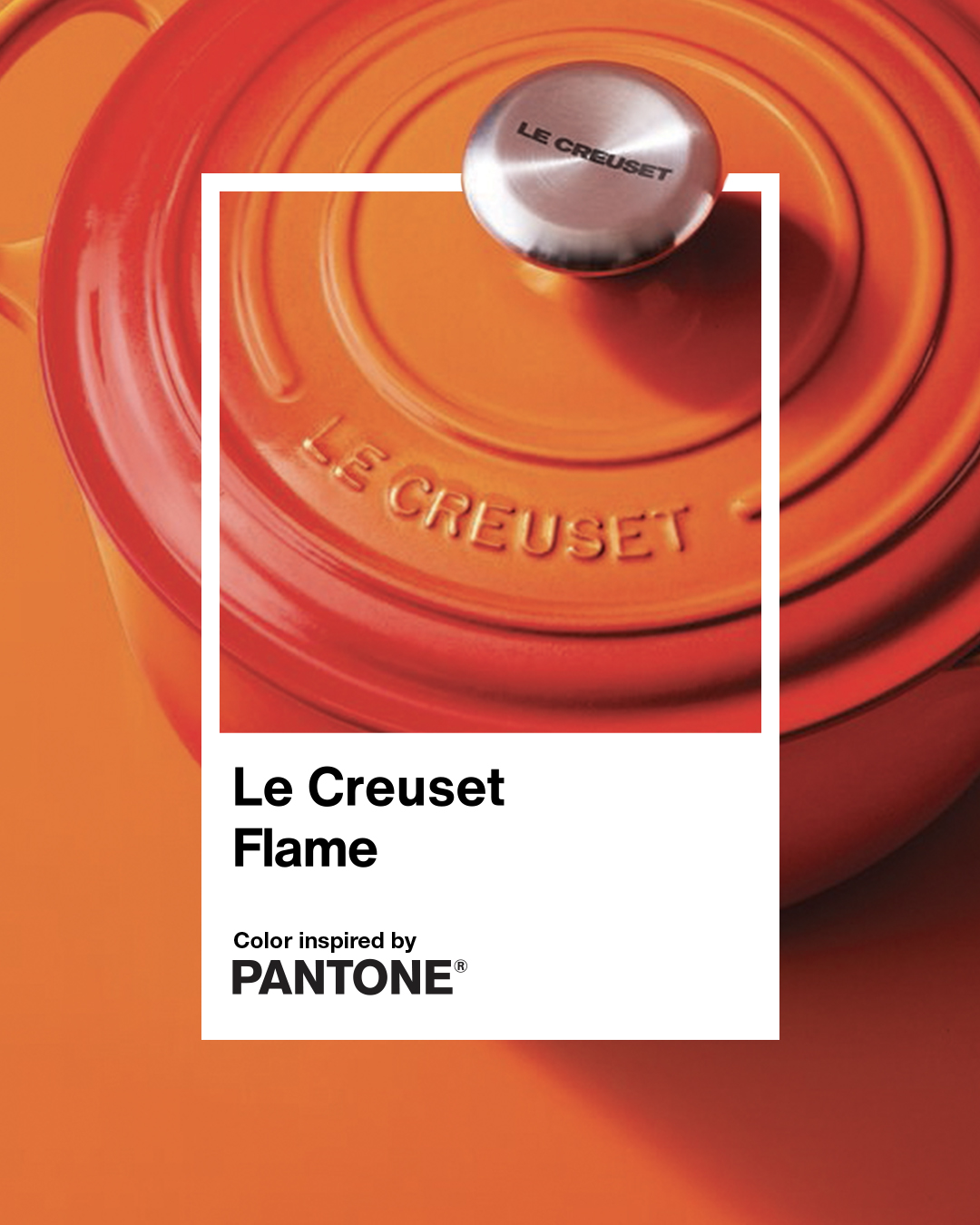 Le Creuset Flame - Color Inspired by Pantone