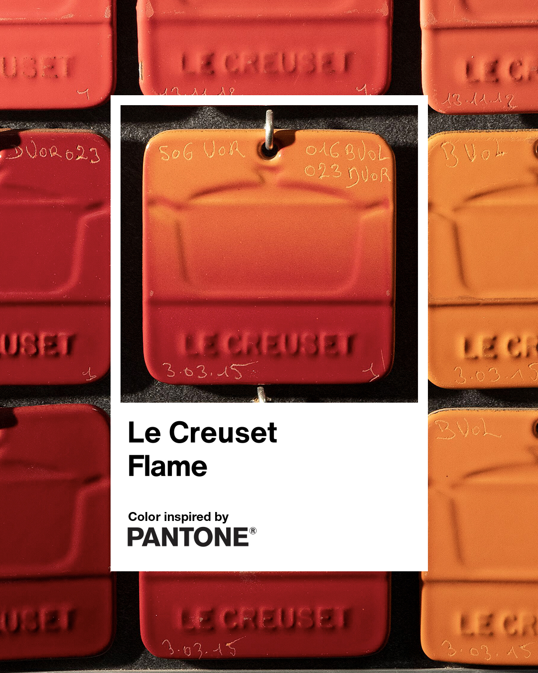 Le Creuset Flame - Color Inspired by Pantone
