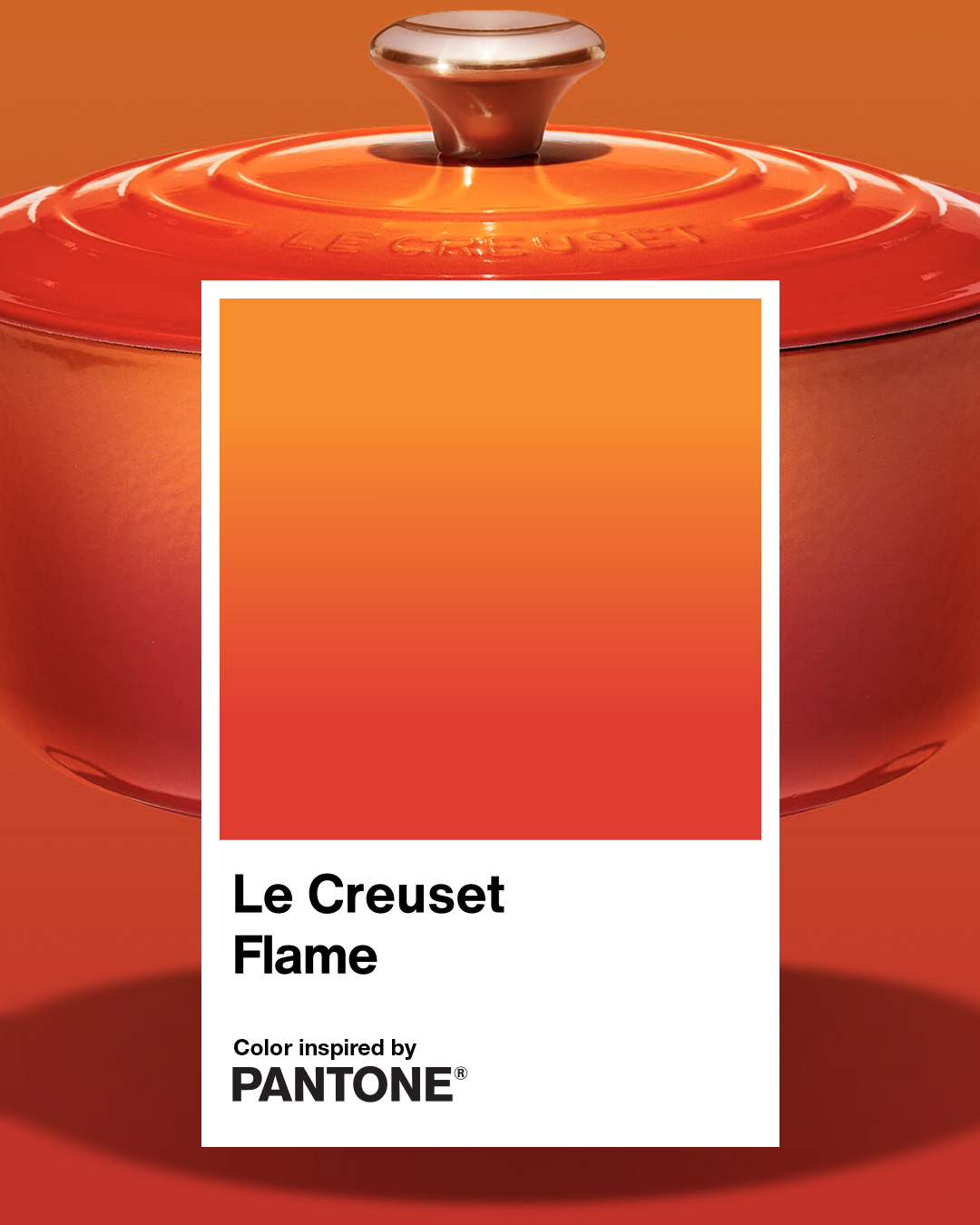 Le Creuset Flame - Color Inspired by Pantone