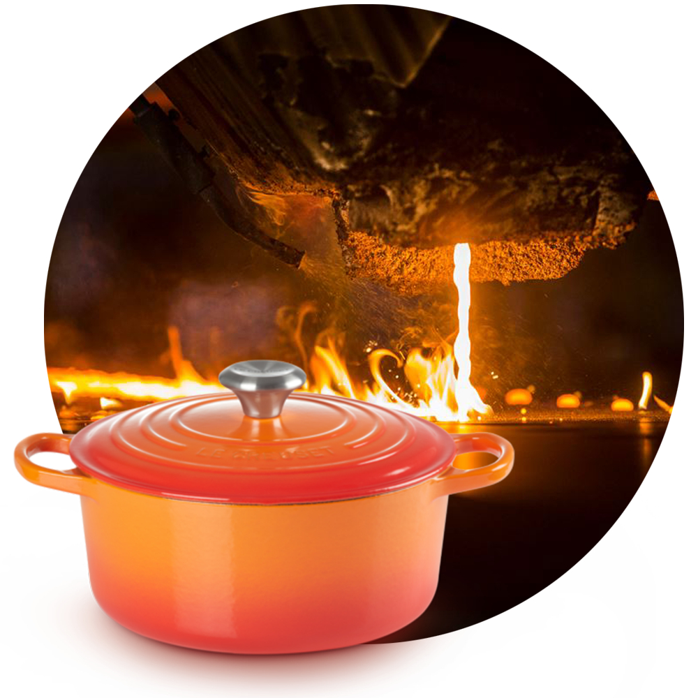 História Laranja Le Creuset História Laranja Le Creuset