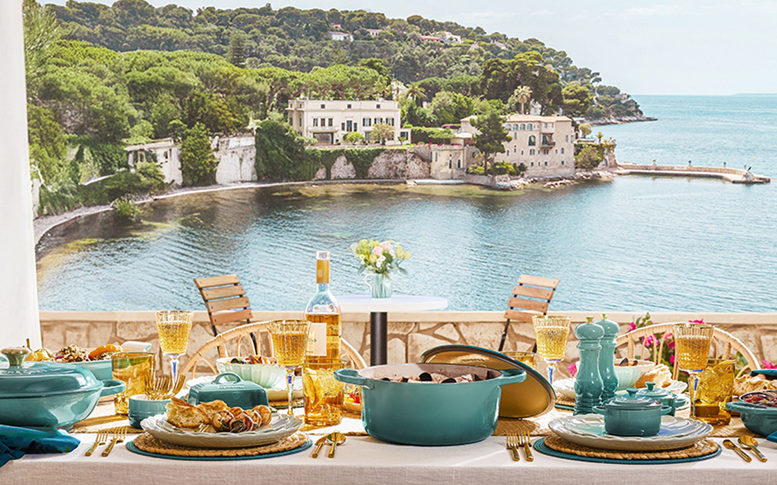 Bleu Riviera - Um toque mediterr&acirc;neo para sua mesa