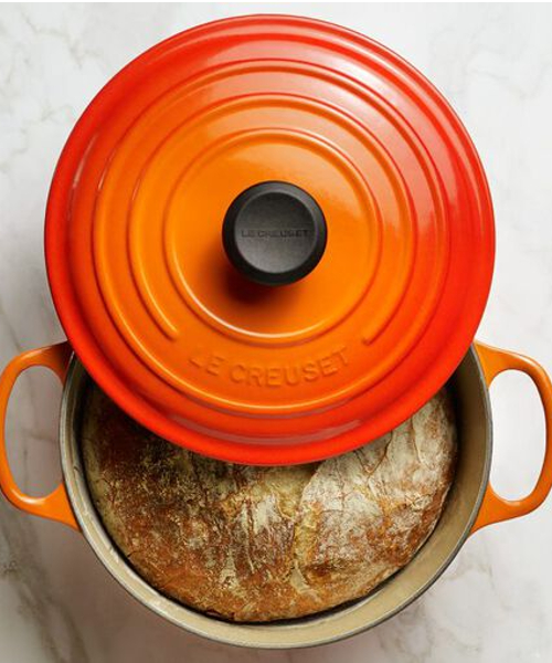 P&atilde;o Italiano na Panela de Ferro
