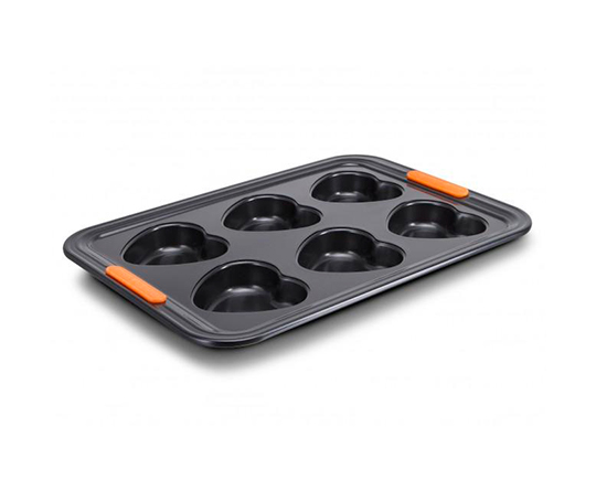 Forma Muffin Coração, view 1