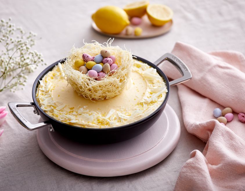 Bolo de Chocolate Branco e Limão Páscoa